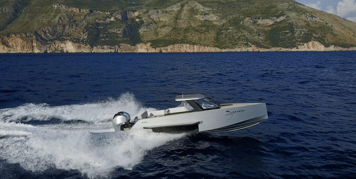 Iguana Commuter sailing in Albania