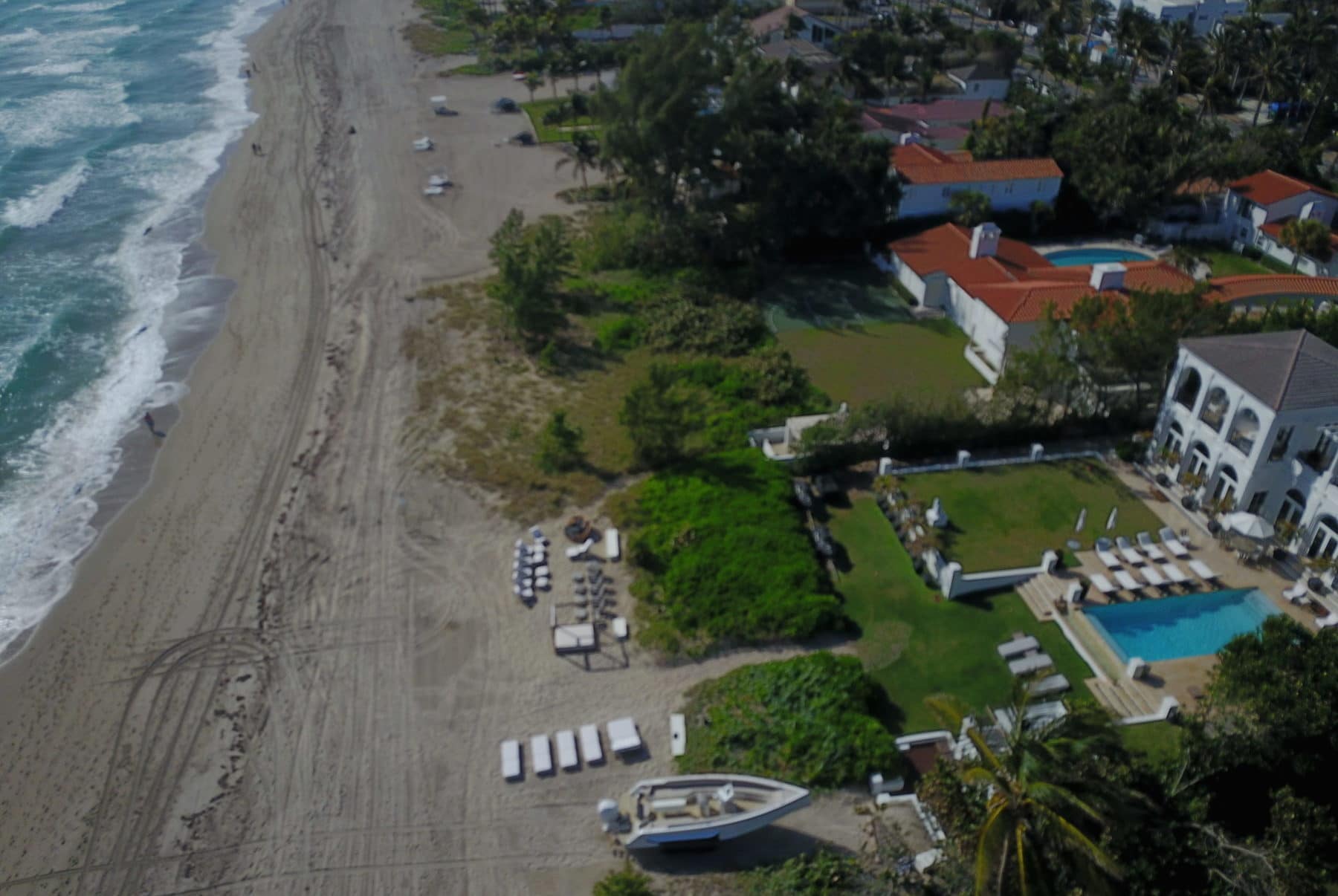 Beachfront property with an Iguana boat