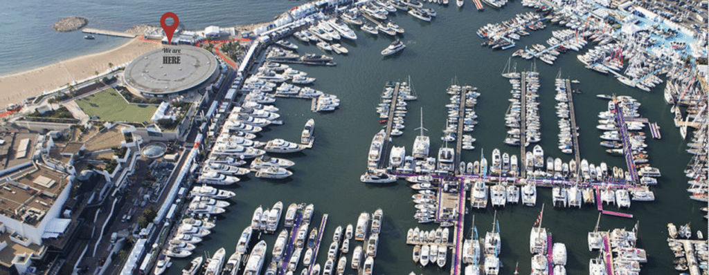 Cannes Yachting Festival map Iguana Yachts booth