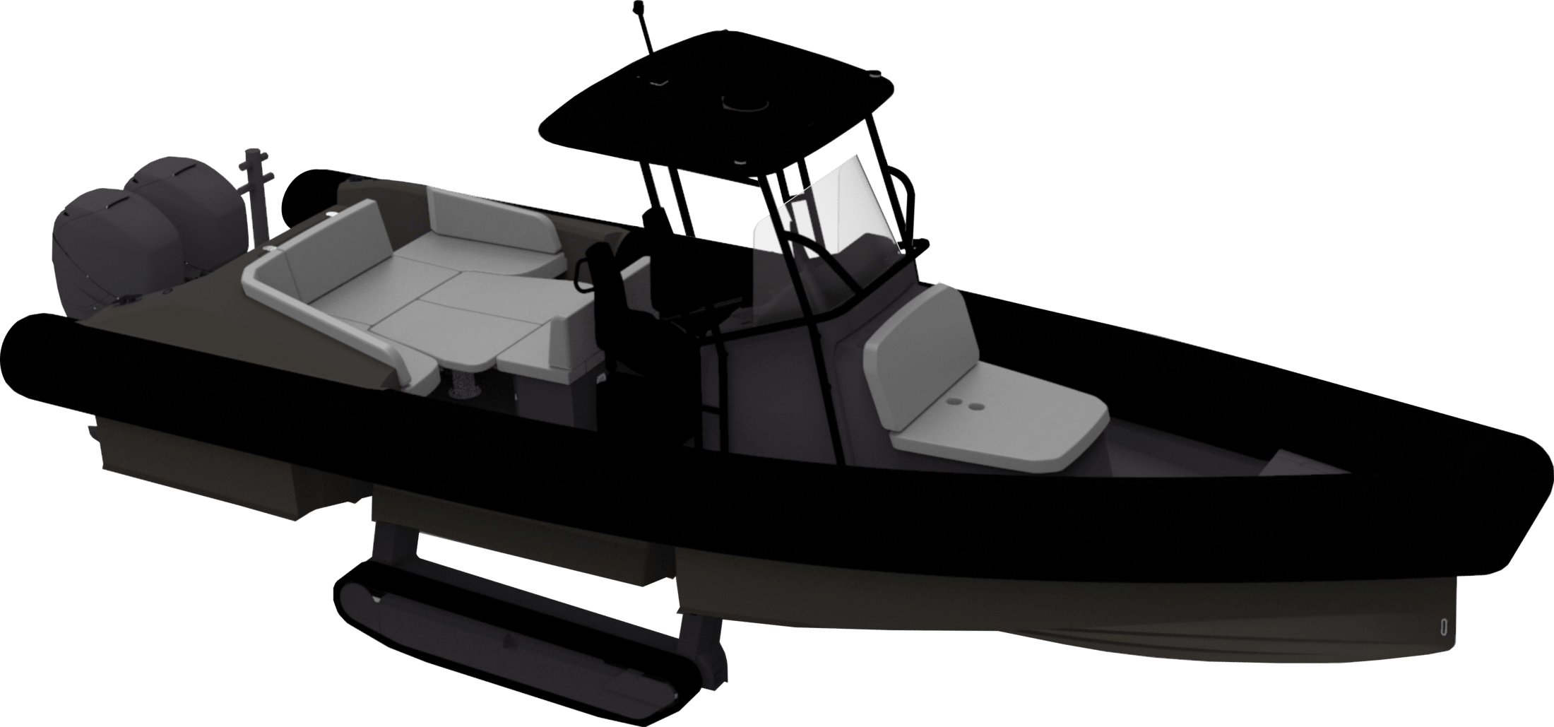 Amphibious boats Iguana Pro Rider