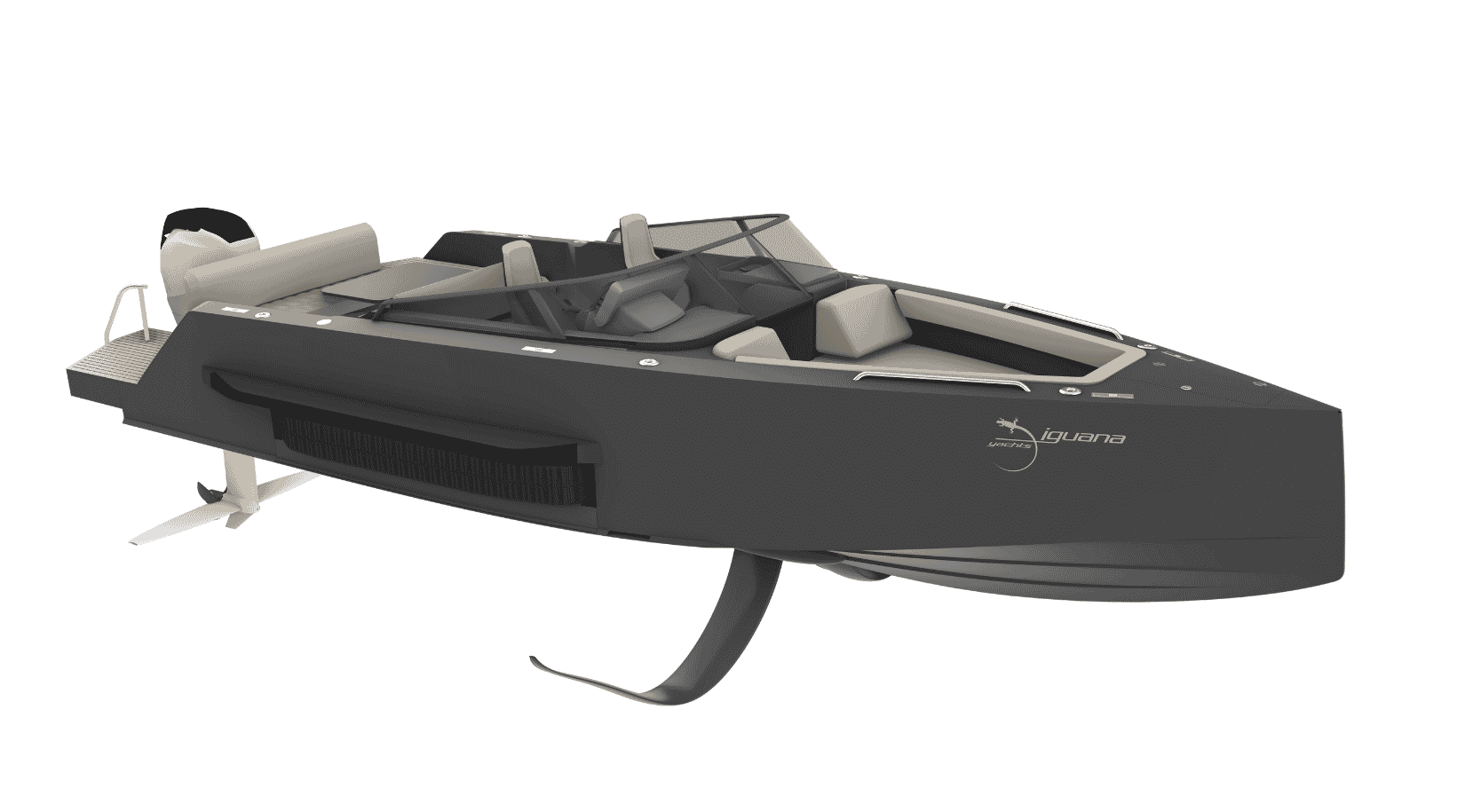 Iguana Foiler electric boat