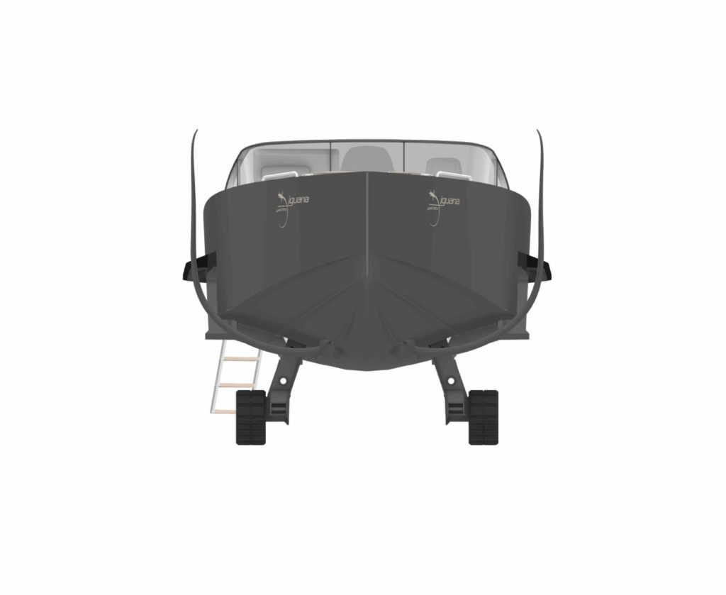 Iguana Boat with foils