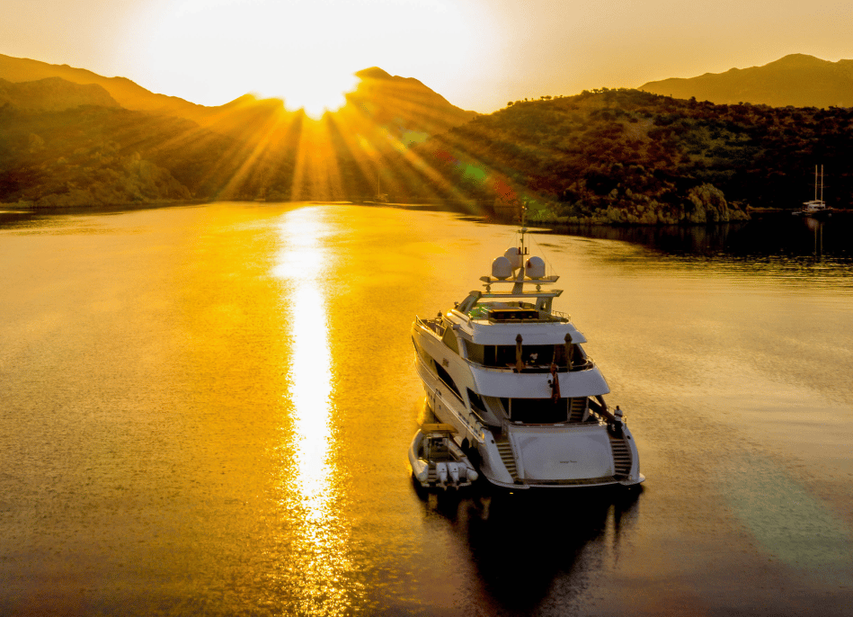 tender on yacht