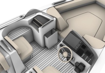 Intérieur de l'Iguana Day Limo